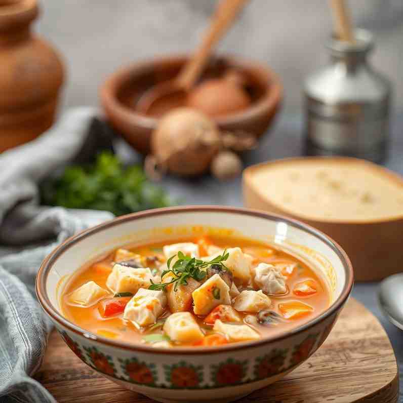 Homemade Begova Corba - Chicken Soup Recipe